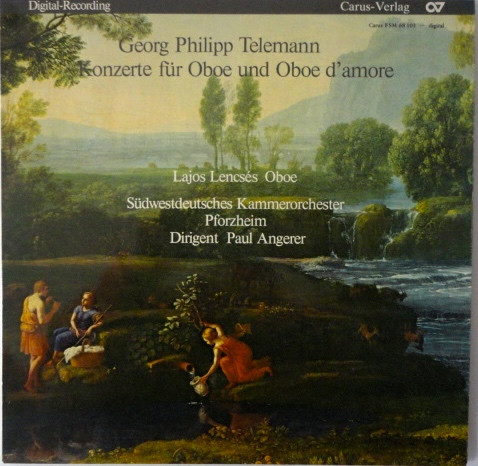 Georg Philipp Telemann, Lajos Lencsés, Südwestdeutsches Kammerorchester, Paul Angerer — Oboenkonzerte