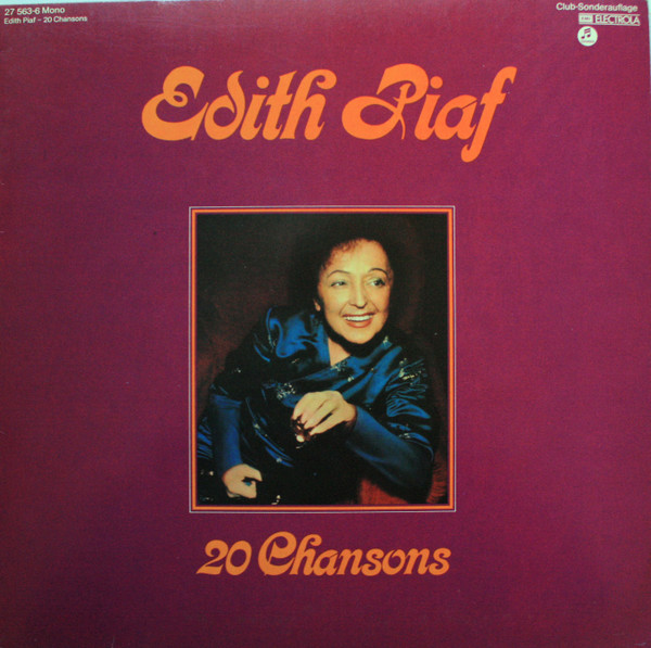 Edith Piaf — 20 Chansons