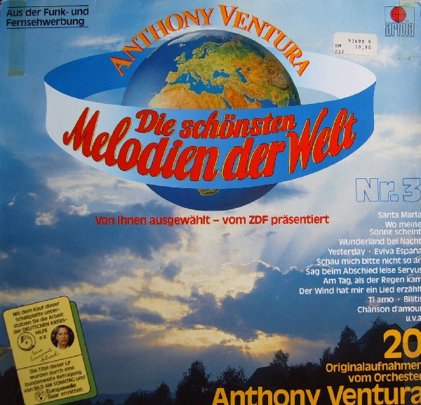 Orchester Anthony Ventura — Die Schönsten Melodien Der Welt Nr. 3