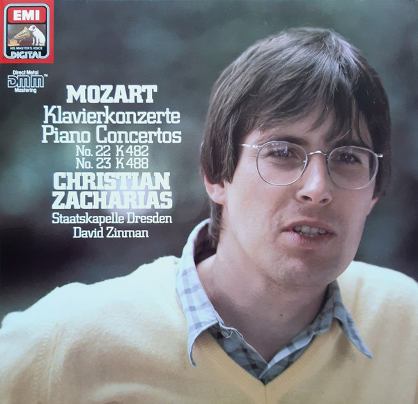 Wolfgang Amadeus Mozart, Christian Zacharias, Staatskapelle Dresden, David Zinman — Klavierkonzerte = Piano Concertos No. 22 K 482 / No. 23 K 488