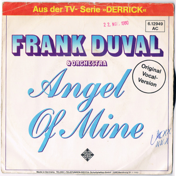 Frank Duval & Orchestra — Angel Of Mine